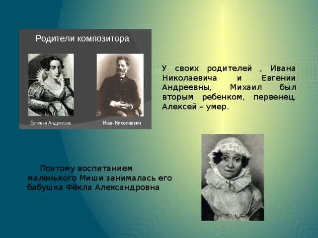 Михаил иванович глинка