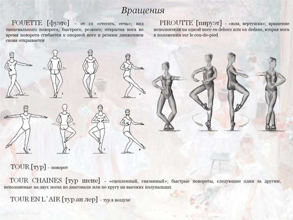 Терминология балета в картинках