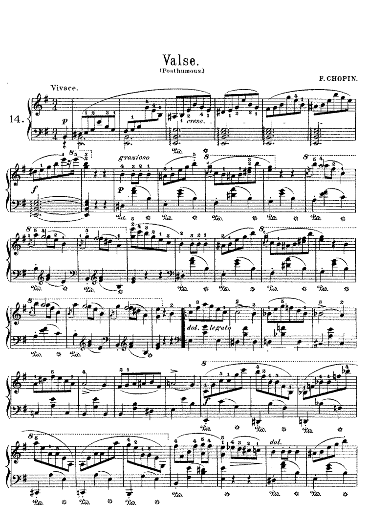 Шопен. три блестящих вальса op. 34