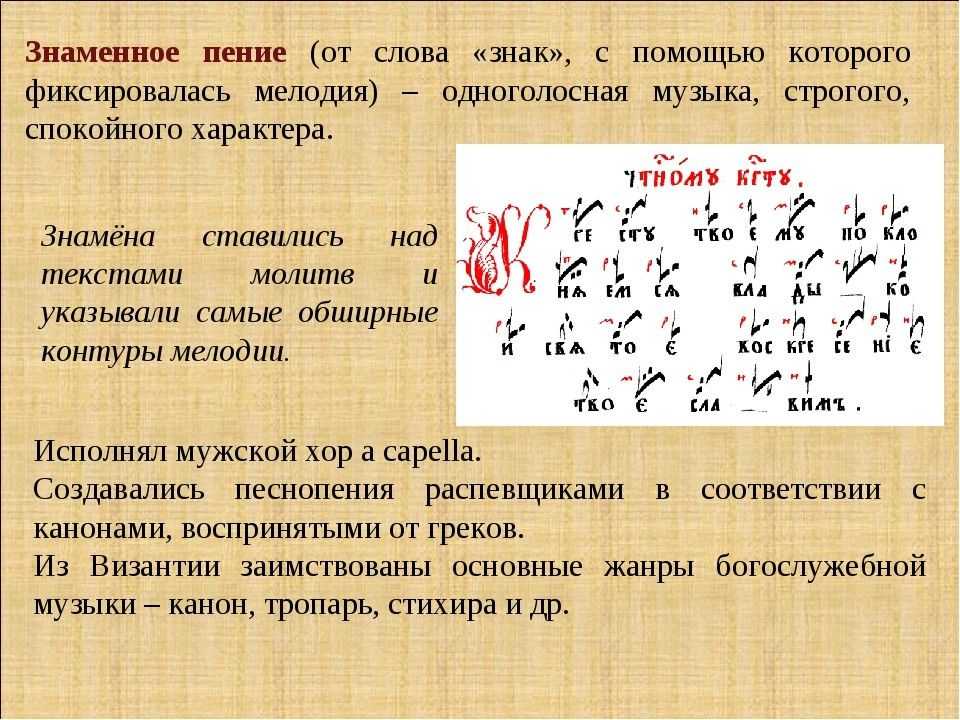 Древнерусское певческое искусство презентация