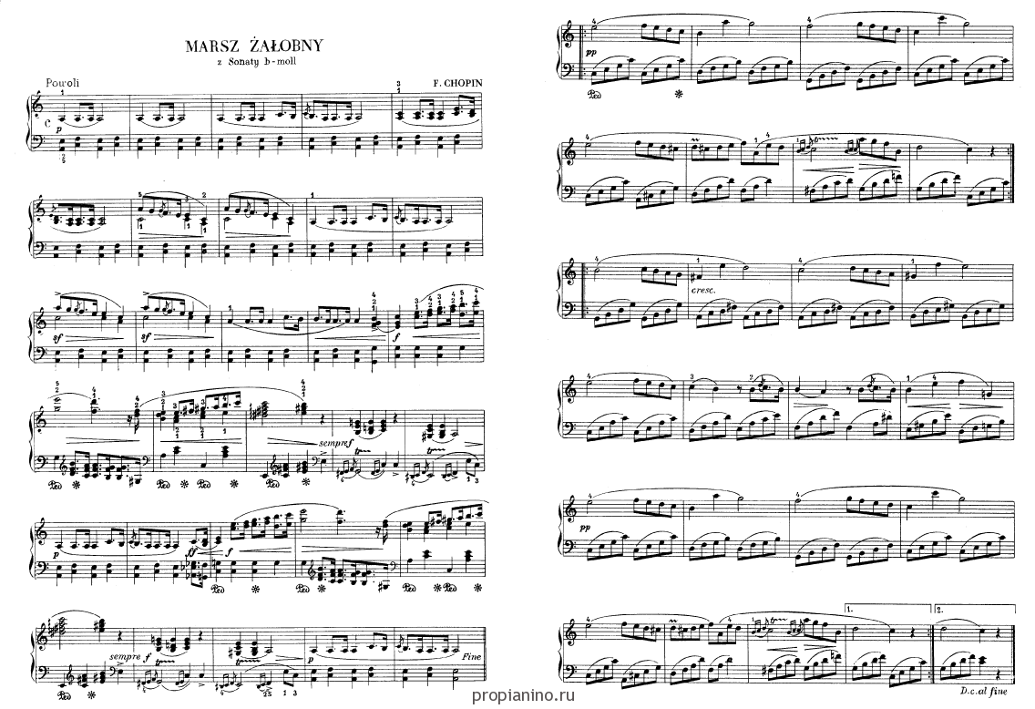 Шопен. соната для фортепиано no. 1 (piano sonata no. 1 (c-moll), op. 4) | belcanto.ru