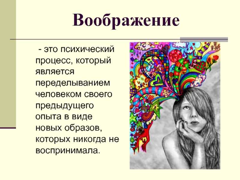 Презентация на тему воображение