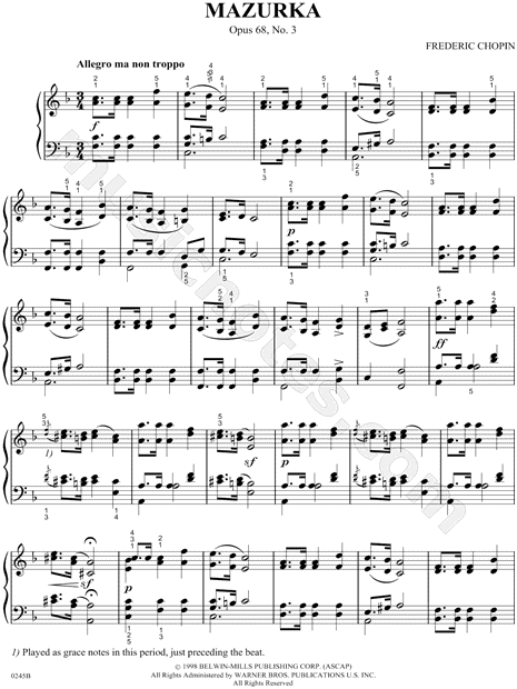 Мазурки, соч. 68 (шопен)