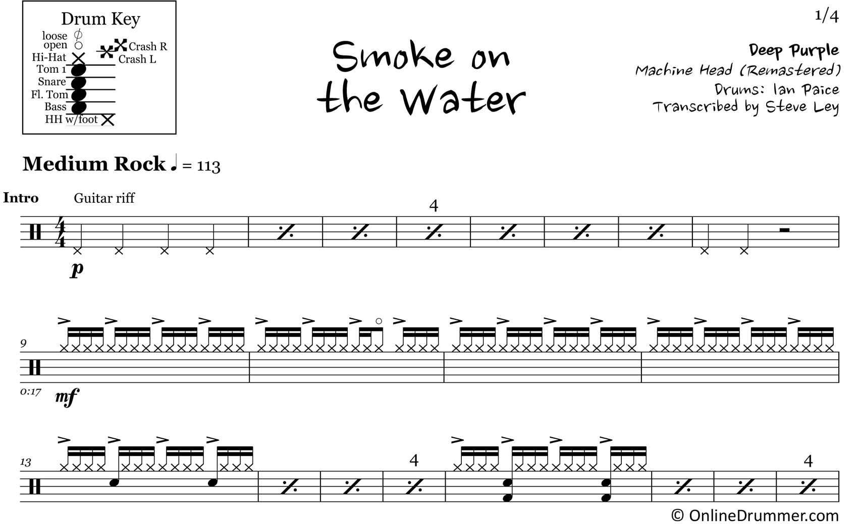 Смок он зе вота. Ноты для барабанов Smoke on the Water. Ноты Deep Purple Smoke. Deep Purple Smoke on the Water Ноты для барабанов. Дым над водой Ноты для барабанов.