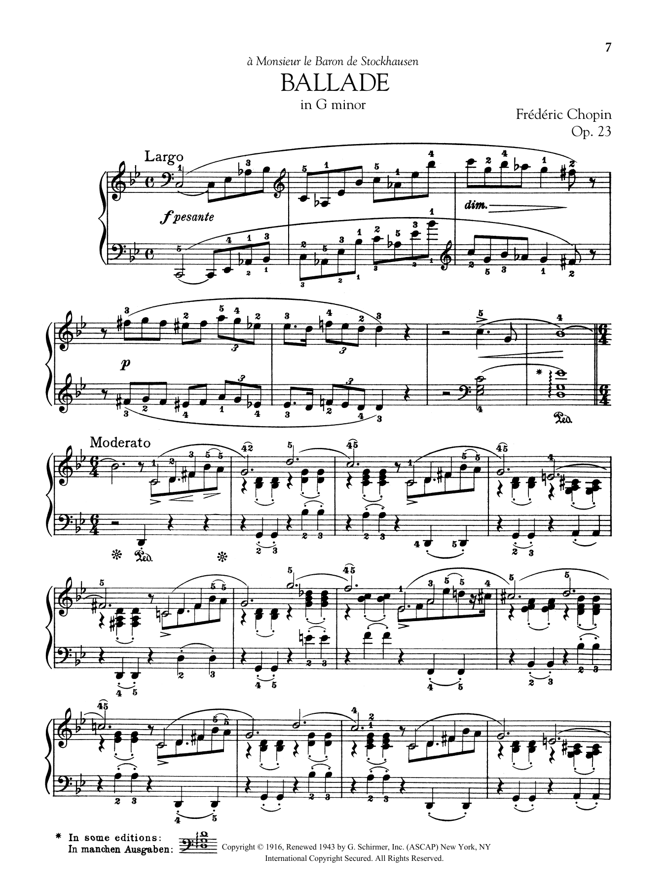 Баллада no. 3 (шопен) - википедия