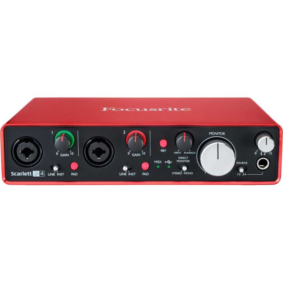 Звуковая карта focusrite scarlett 2i2 3rd gen