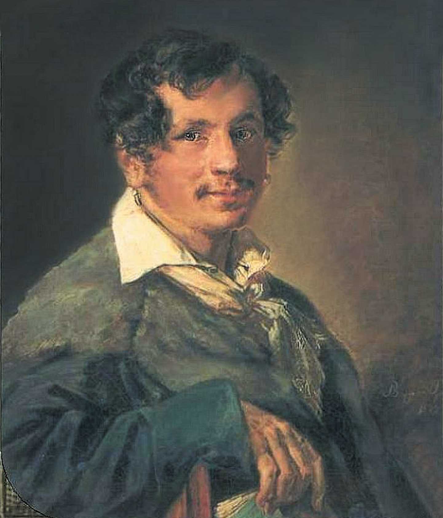 Булахов романсы. «Портрет Булахова». 1823.. Тропинин портрет Булахова 1823.