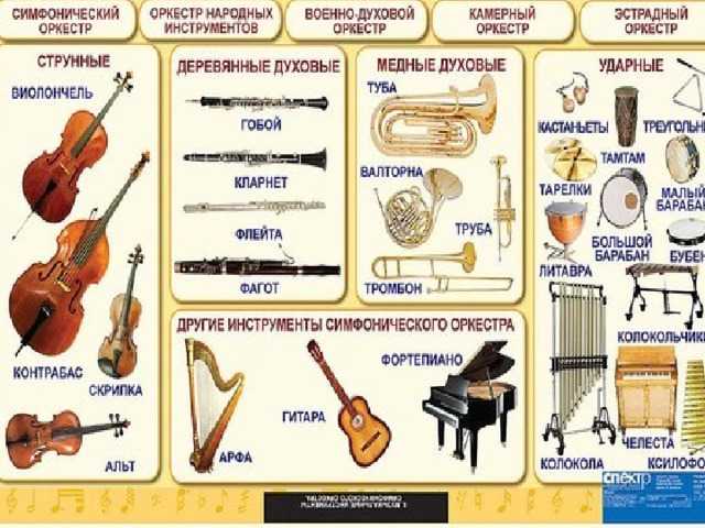 Инструменты ссимфонического оркестр