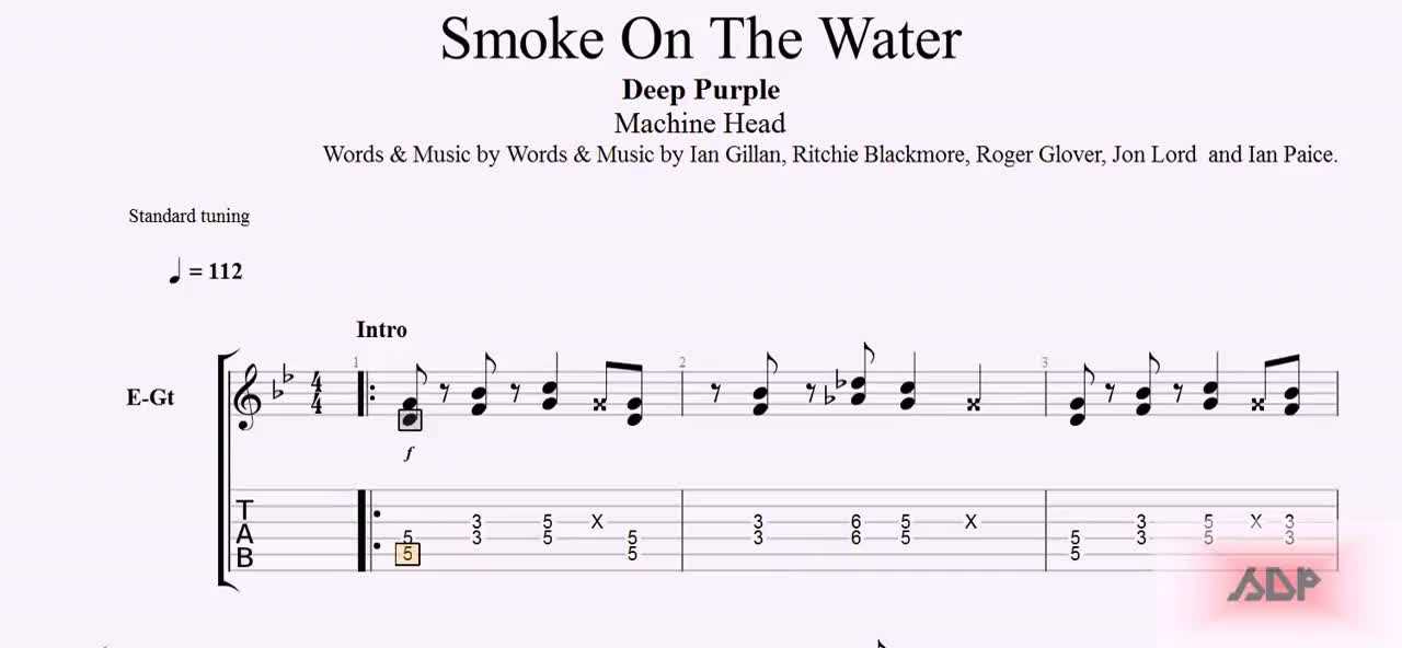 Смок он зе вота. Deep Purple Smoke on the Water табы. Табы дип перпл дым. Smoke on the Water табы для гитары. Дым над водой табы для гитары.