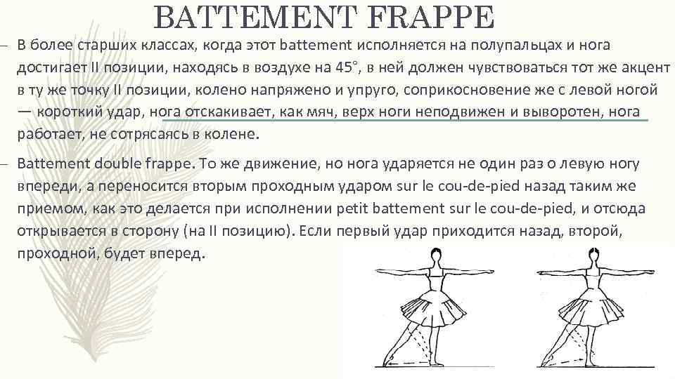 Термины в балете названия с рисунками