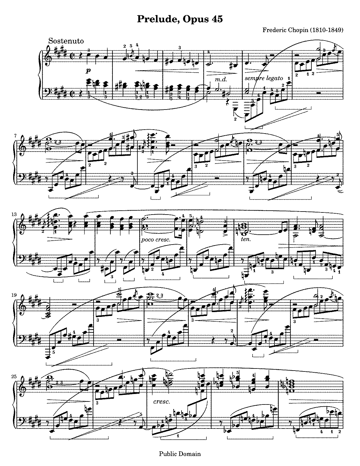 Preludes, op.28 (chopin, frédéric) - imslp: free sheet music pdf download