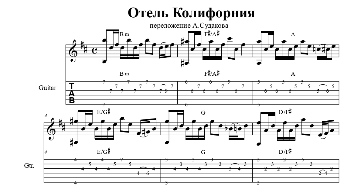 Песни для гитары на одной струне