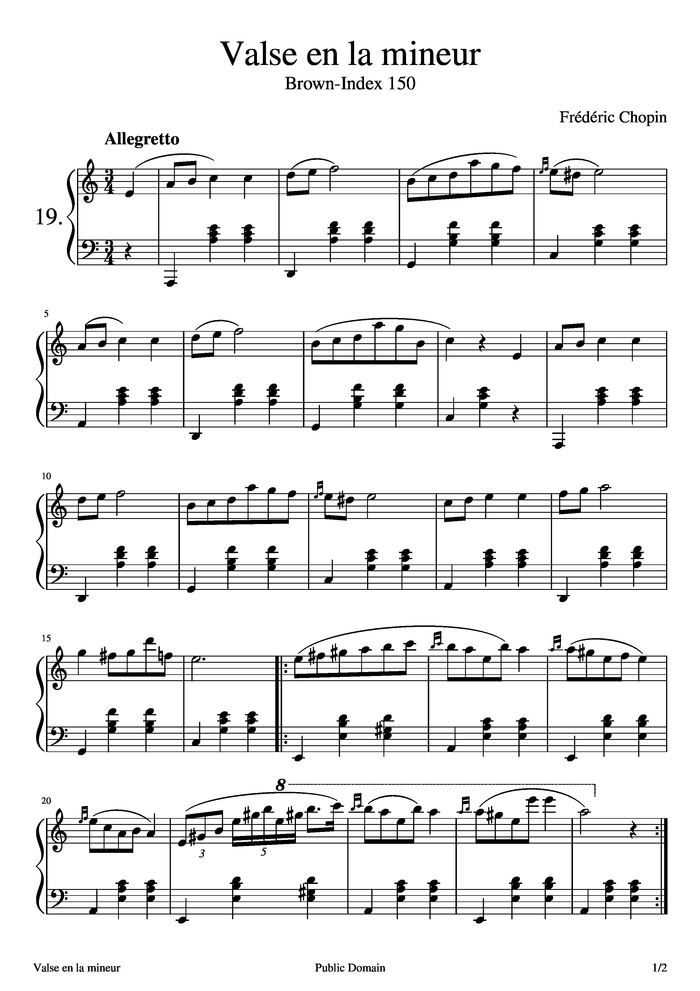 Grande valse brillante, op.18 (chopin, frédéric) - imslp: free sheet music pdf download