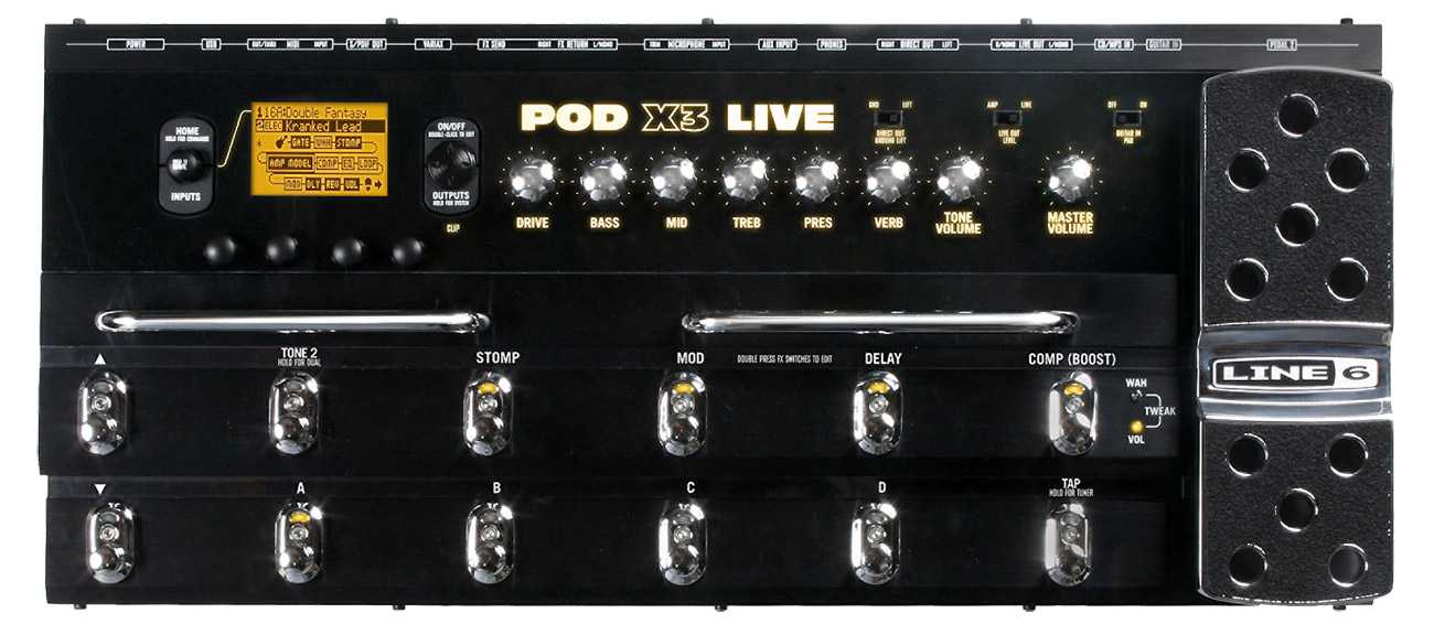 Гитарный процессор line6 pod 2.0