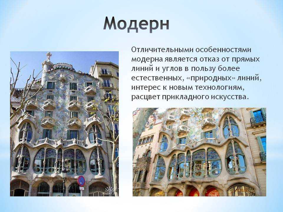 Презентация на тему модернизм в архитектуре