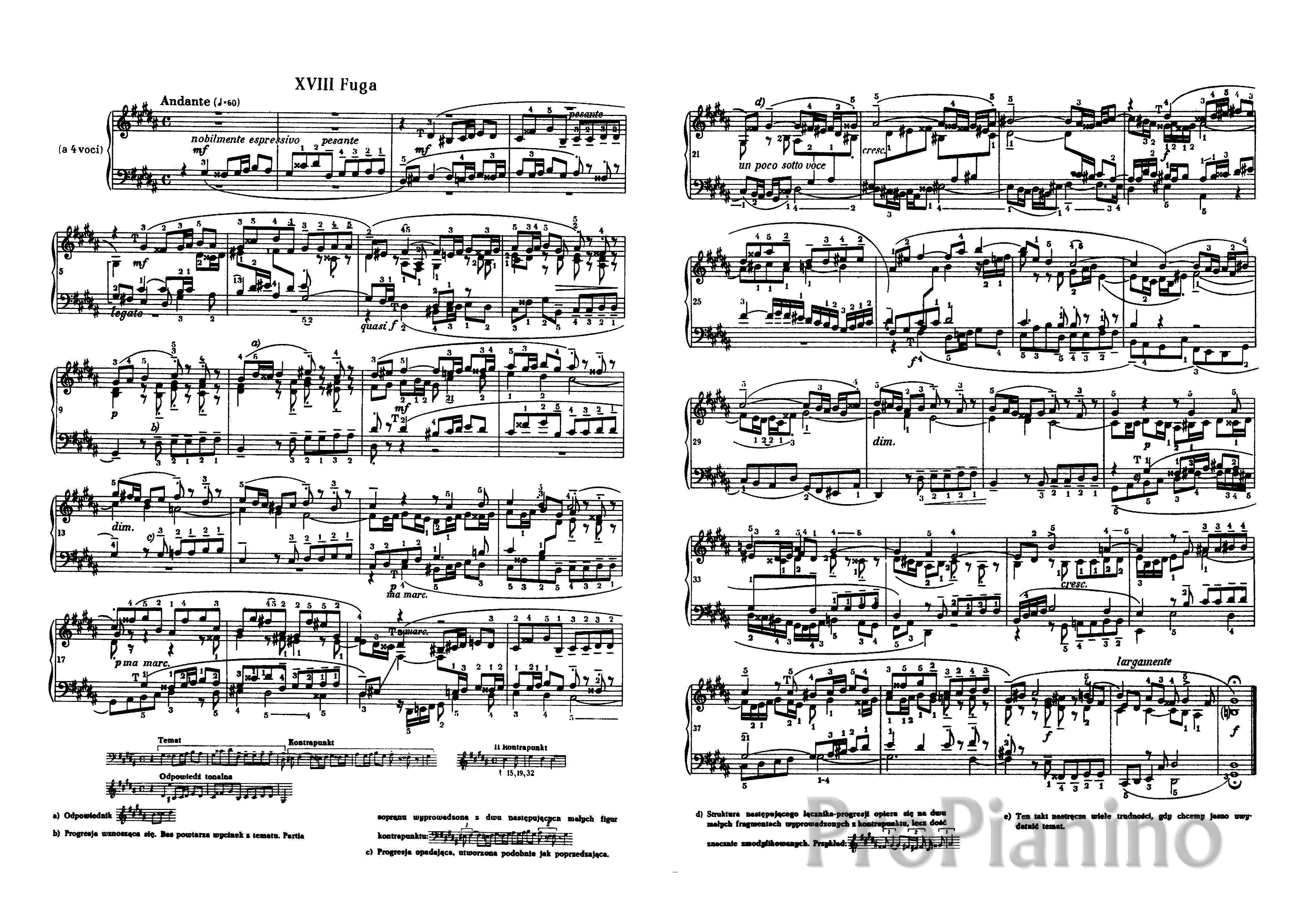 Бах. прелюдия и фуга соль минор (хтк, i том) (prelude and fugue (g-moll), bwv 861) | belcanto.ru